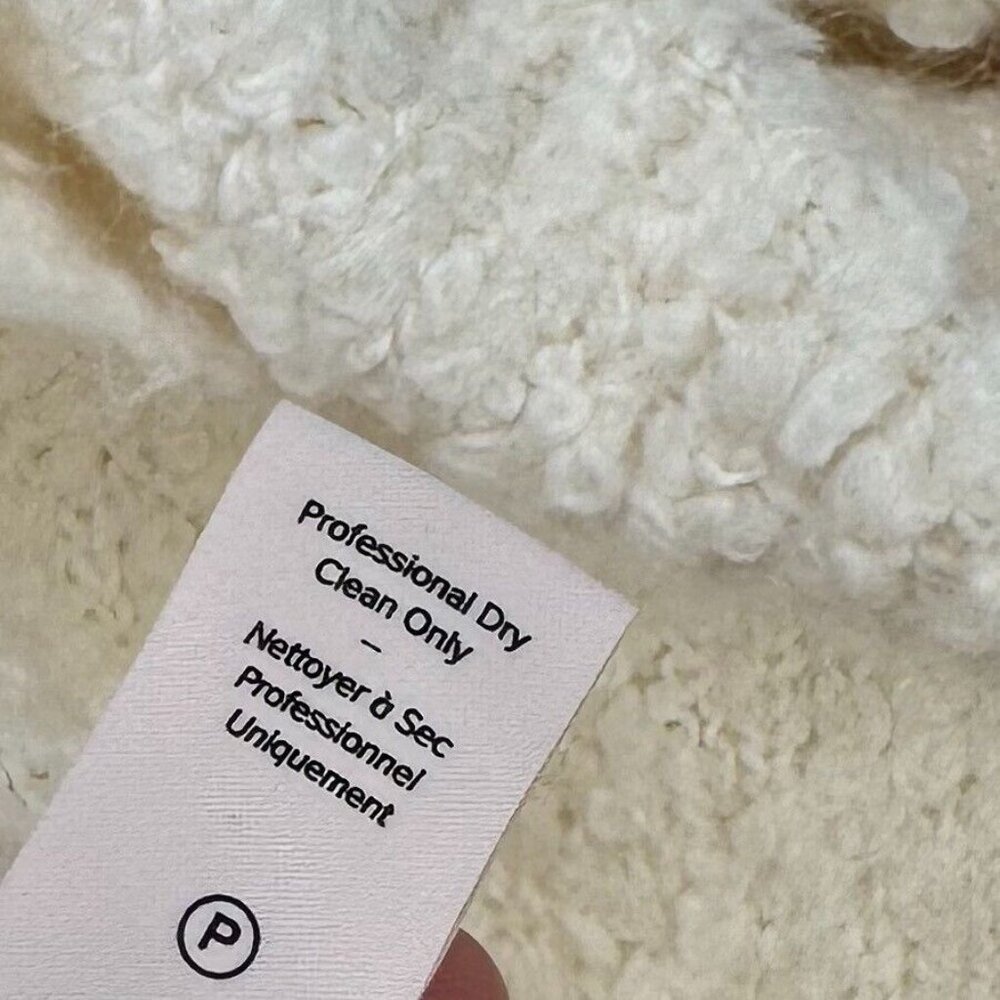 cinq a sept White Off-the-Shoulder Knit Sweater - Picture 5 of 6
